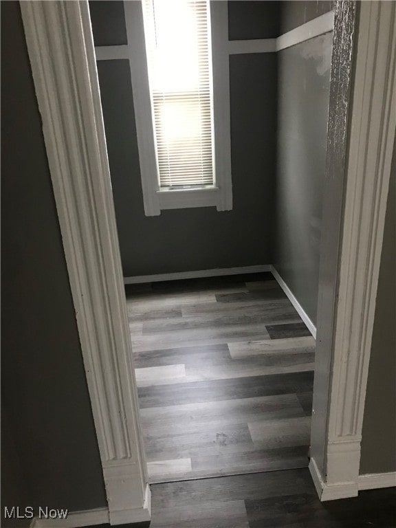 unfurnished room featuring hardwood / wood-style floors