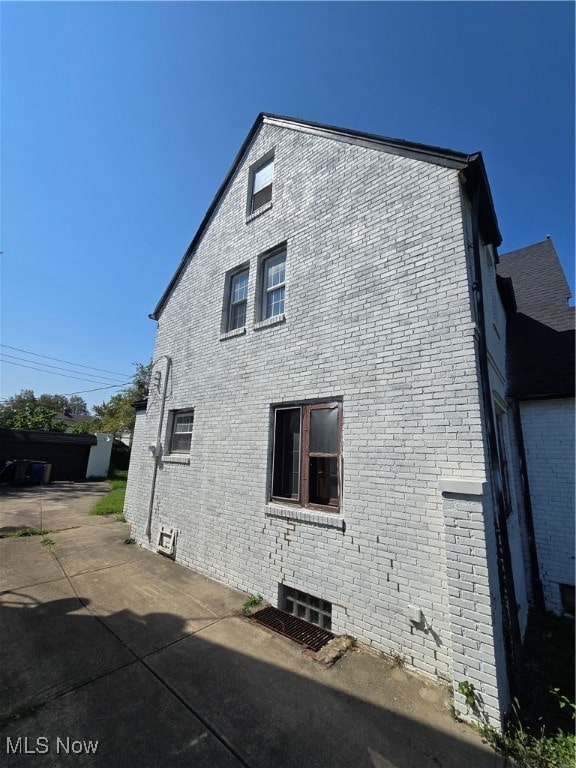 view of home's exterior featuring a patio area