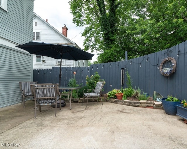 view of patio