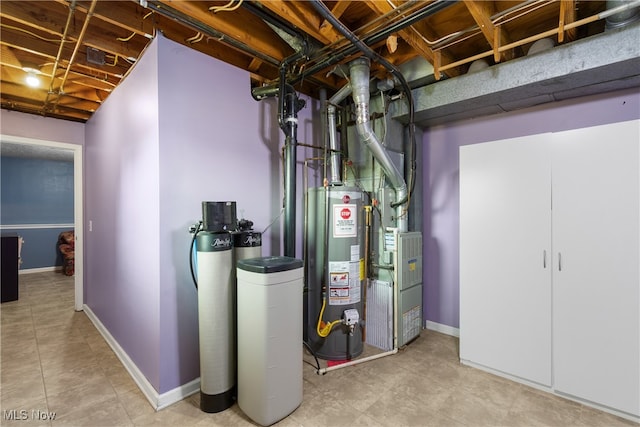 utilities with gas water heater