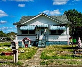 view of rear view of property