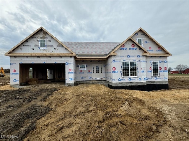 view of property under construction