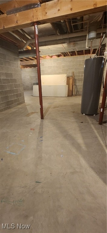 view of basement