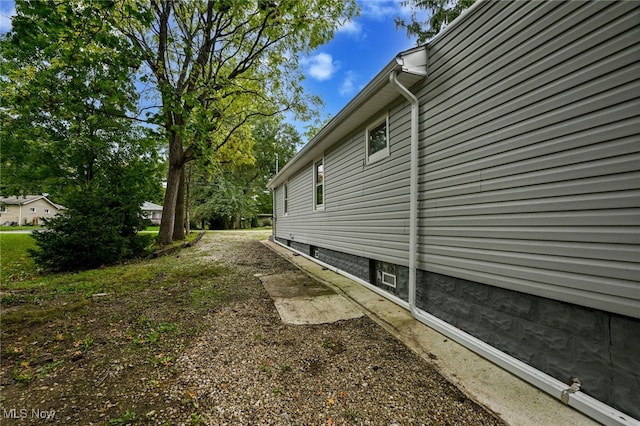 view of property exterior