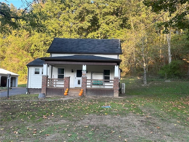 bungalow-style house with a porch