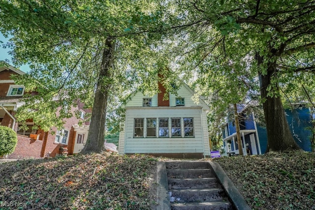 view of rear view of house