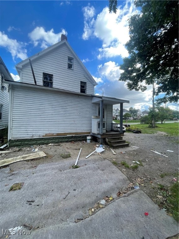 view of rear view of house