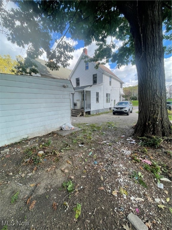 view of rear view of house