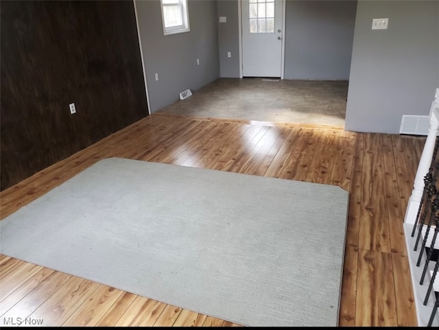 interior space featuring hardwood / wood-style floors