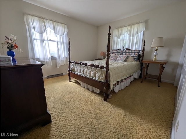 bedroom featuring carpet floors