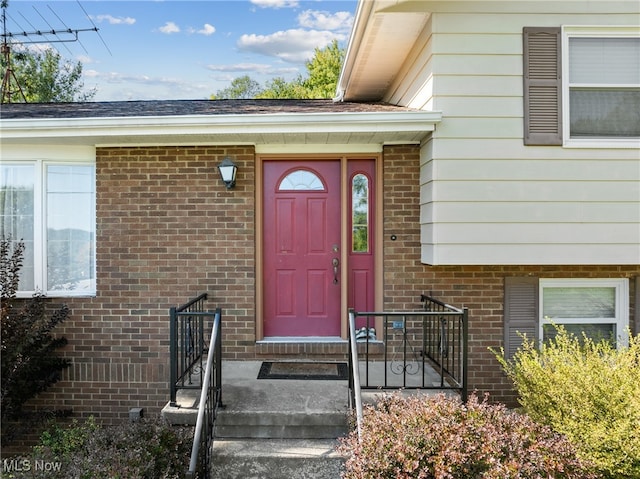 view of entrance to property