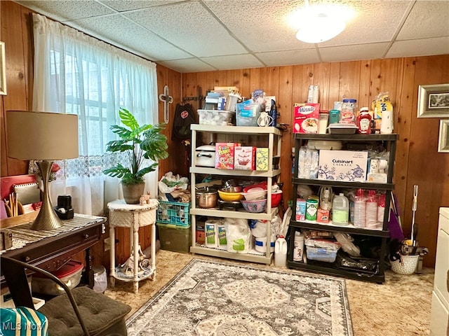 view of storage room