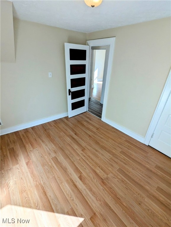 interior space featuring light wood-type flooring