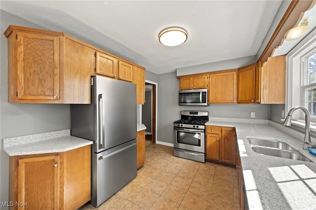 kitchen featuring sink and stainless steel appliances