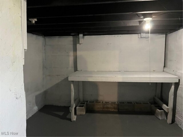 1504 W 19th St, Lorain, OH 44052 - view of unfinished basement