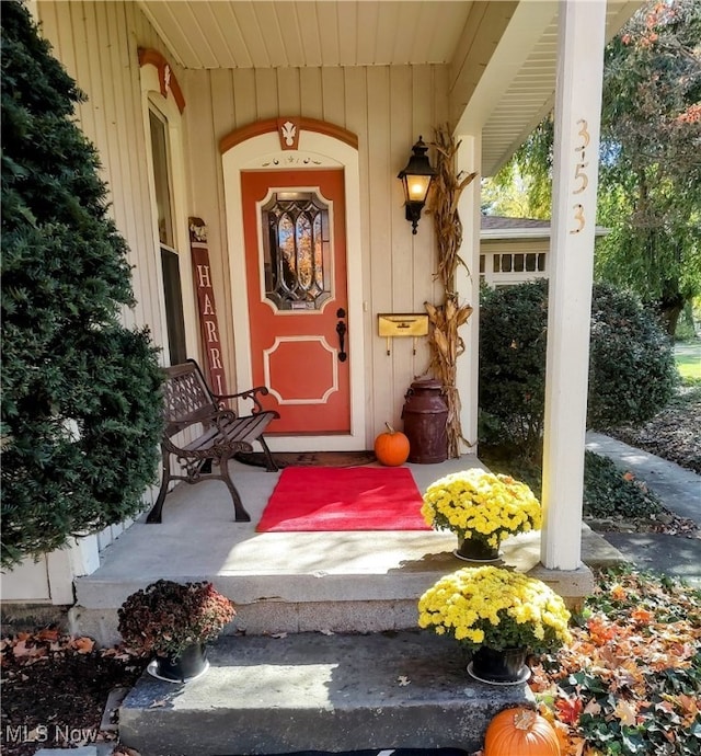 view of entrance to property