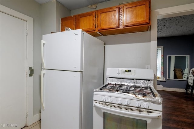 kitchen with white appliances