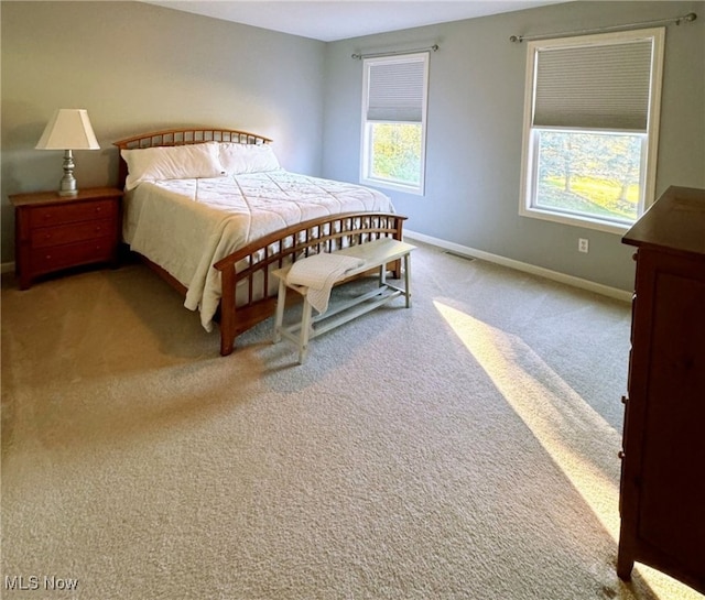 bedroom featuring carpet floors