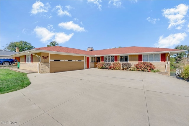 ranch-style house with a garage