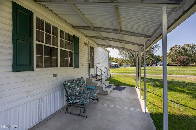 view of patio