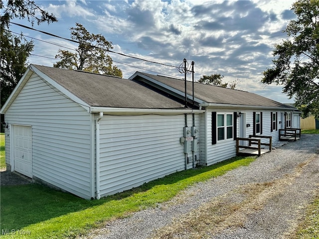 view of property exterior