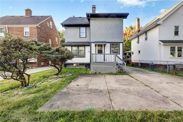 view of rear view of house