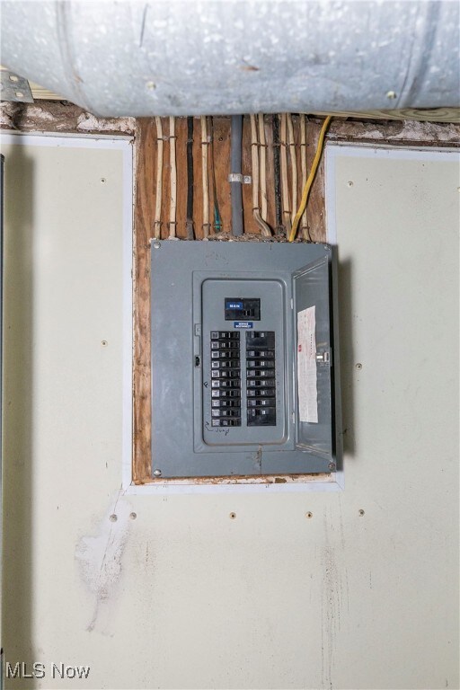 utility room with electric panel