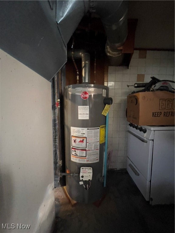 utilities featuring water heater