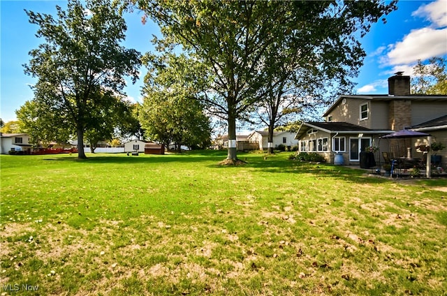 view of yard