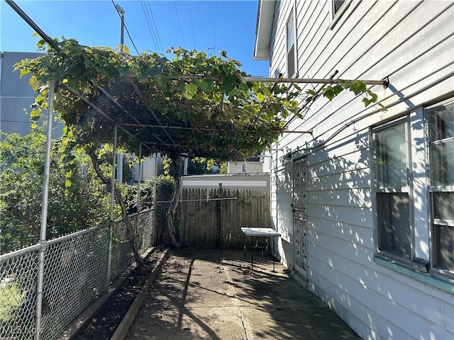 view of patio