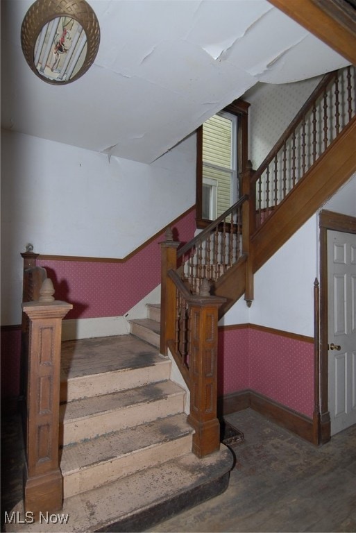 view of stairs