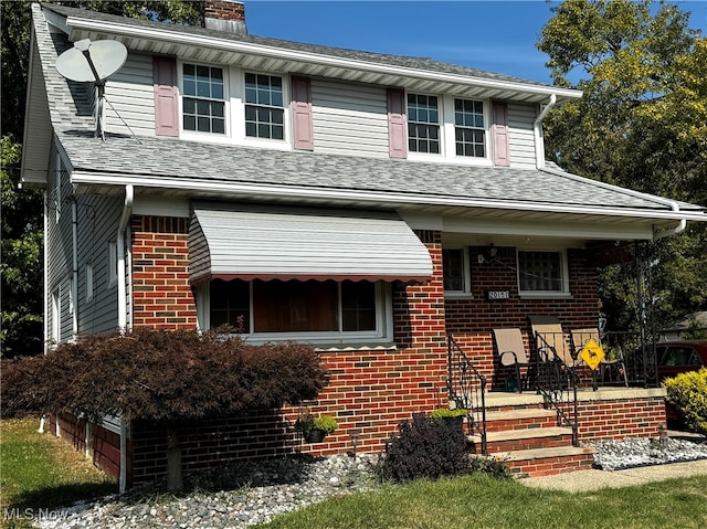 view of front of home