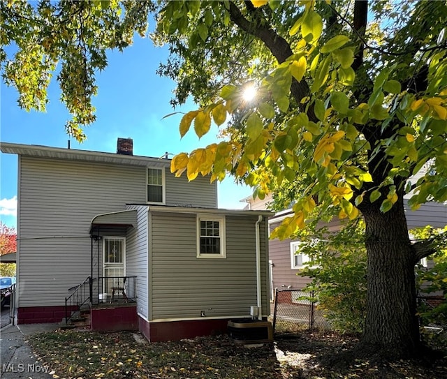 view of rear view of house