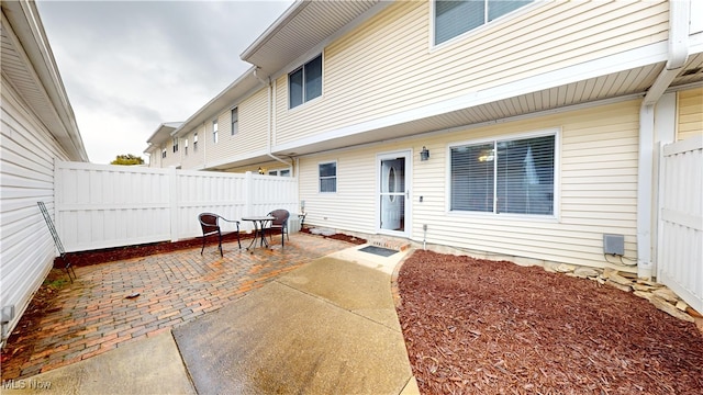 back of house featuring a patio