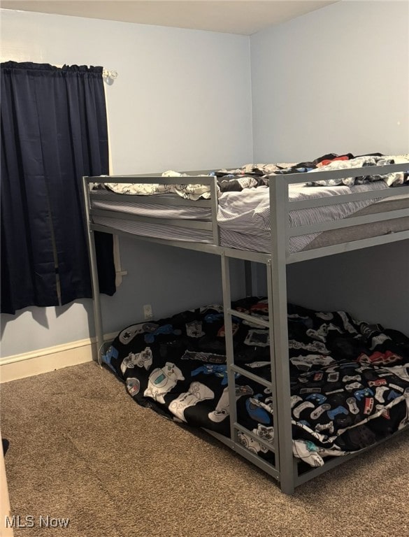 bedroom with carpet flooring