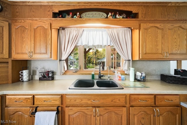 kitchen featuring sink