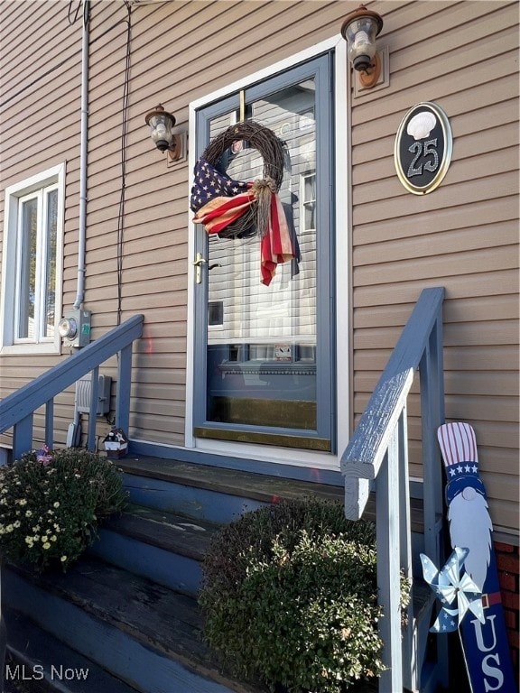 view of entrance to property