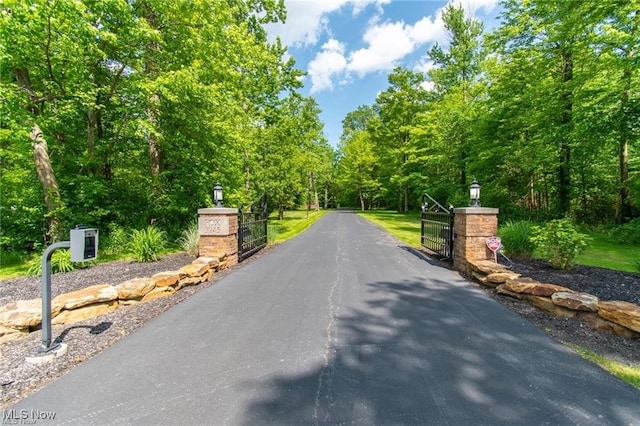 view of road