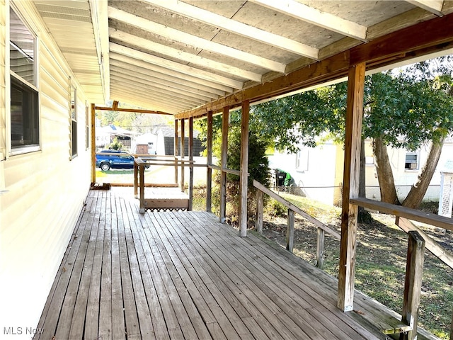 view of deck