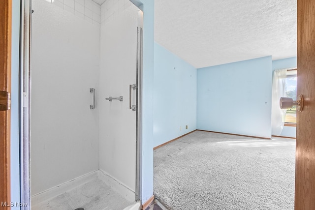 bathroom featuring a textured ceiling