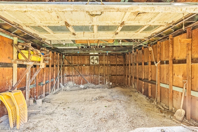 view of storage room