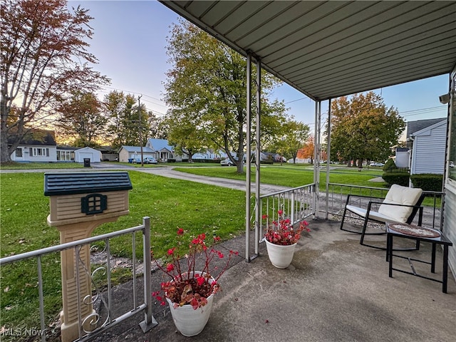 view of patio