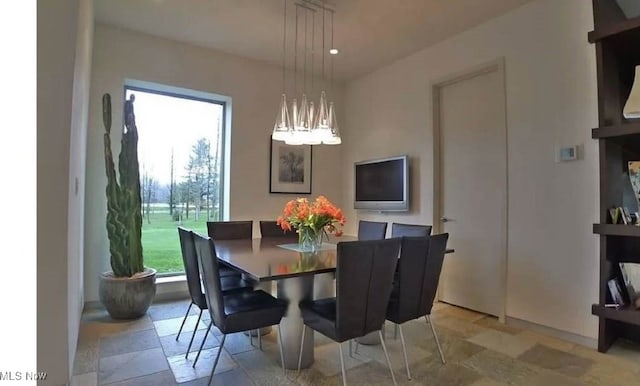 dining room with a healthy amount of sunlight