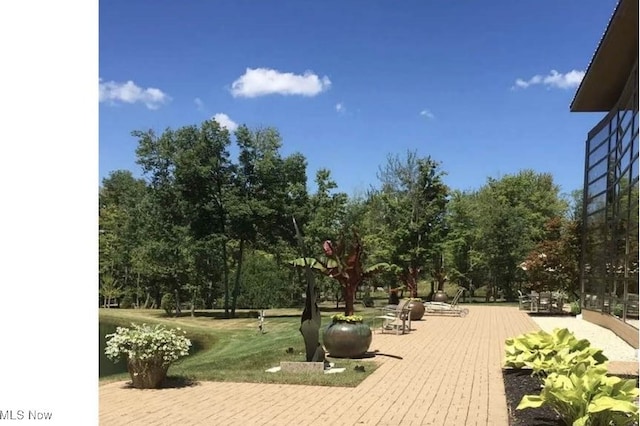 view of community