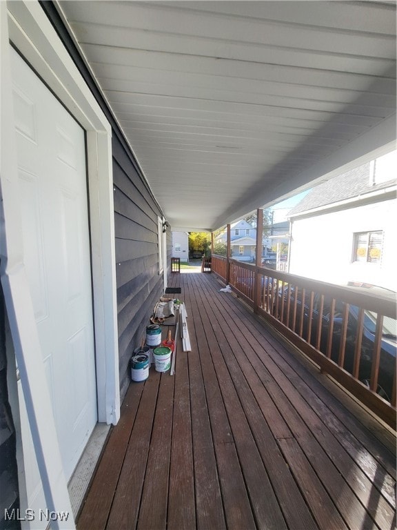 view of deck