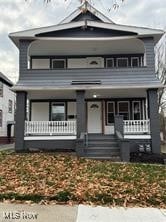 view of front facade with a porch