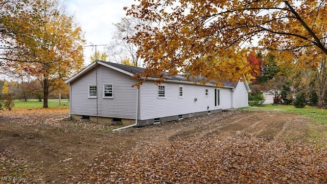 view of side of property