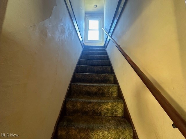 view of stairs