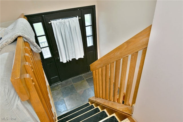 foyer with a wealth of natural light