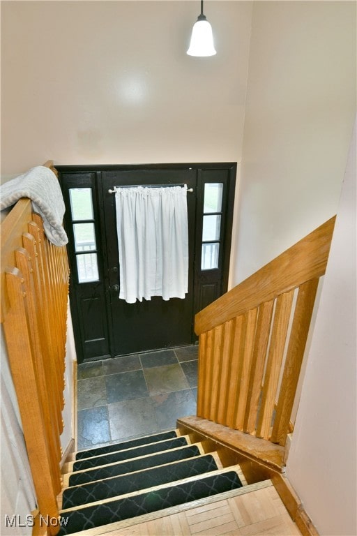 entryway with plenty of natural light